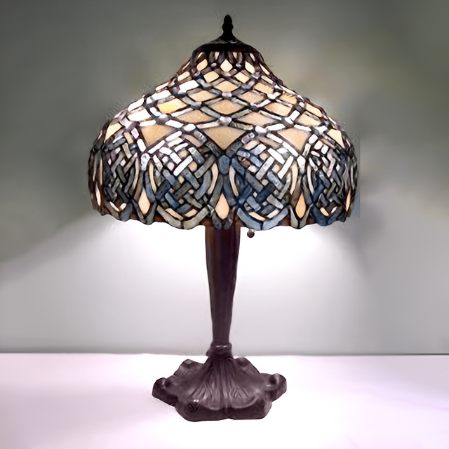 OG721 Antique Stained Glass Celtic Tiffany Lamp Lifetsyle Creative Irish Gifts