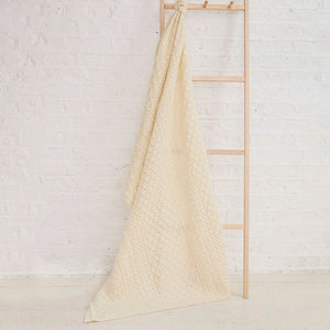OL015 Aran Knit Wool Blanket Creative Irish Gifts