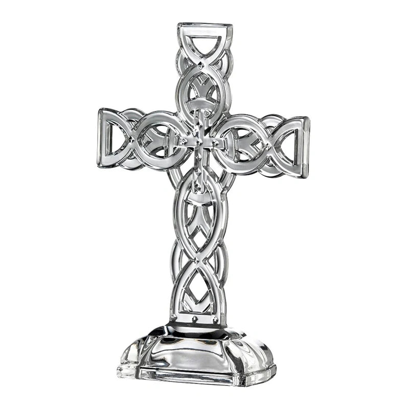 OX014 Galway Crystal Celtic Cross Studio Creative Irish Gifts