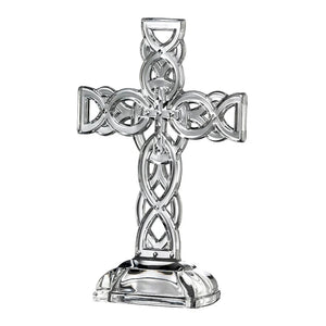 OX014 Galway Crystal Celtic Cross Studio Creative Irish Gifts
