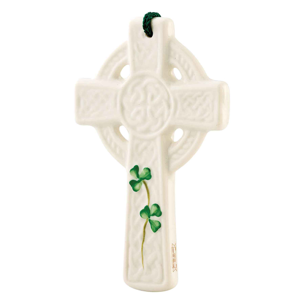 Belleek St. Kieran's Celtic Cross Ornament - Creative Irish Gifts