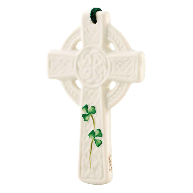 Belleek St. Kieran's Celtic Cross Ornament - Creative Irish Gifts