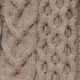 Aran Knitted Merino Wool Cardigan with Buttons
