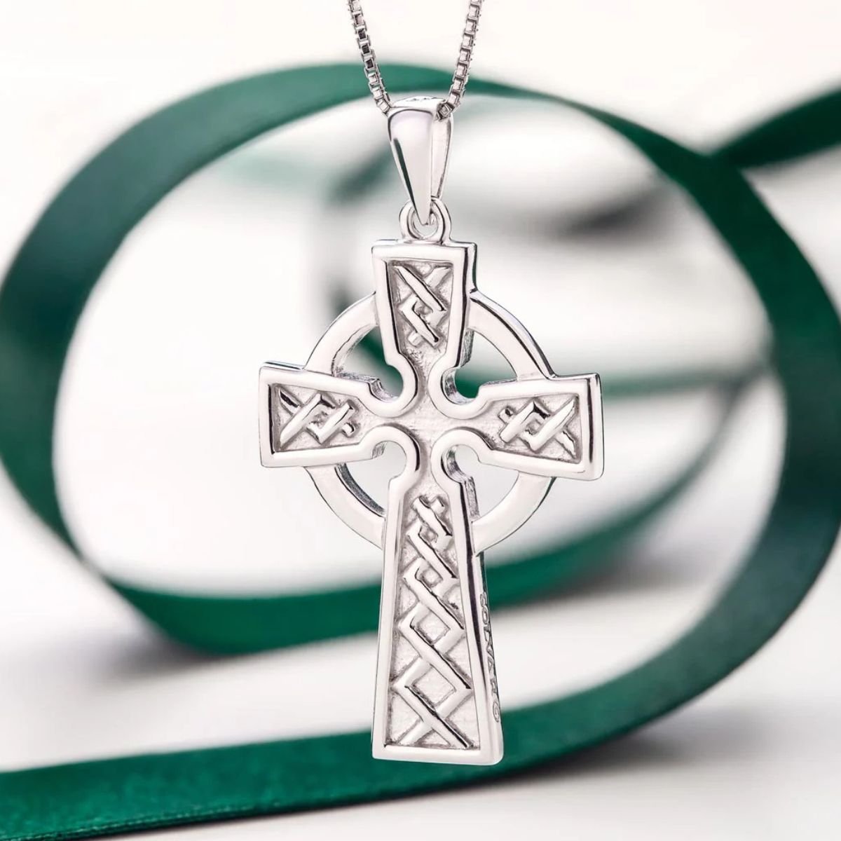 Copy of Sterling Silver Celtic Cross Necklace - Creative Irish Gifts