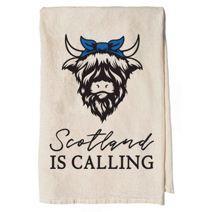 Scotland is Calling Tea Towel - Creative Irish Gifts