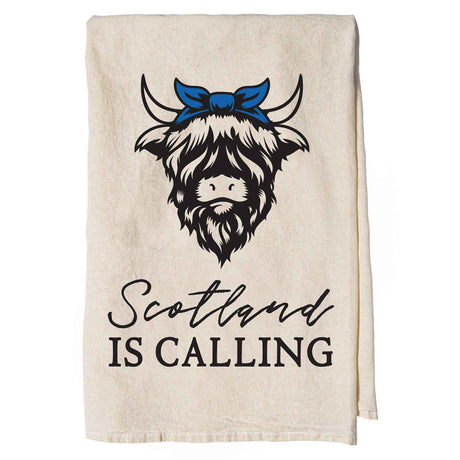 Scotland is Calling Tea Towel - Creative Irish Gifts