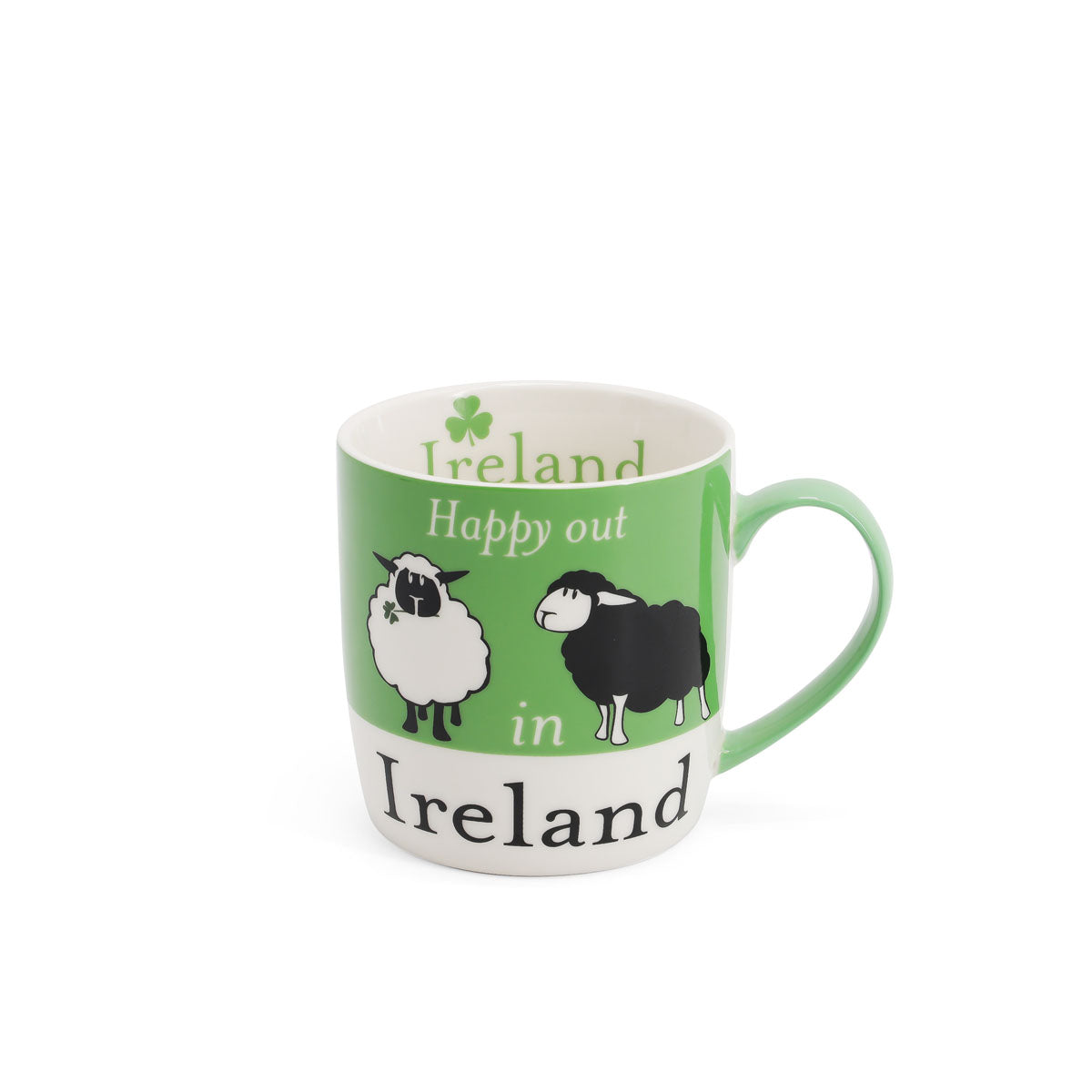 PP715-MUG01 Ceramic Happy Out In Ireland Sheep Mug Creative Irish Gifts.com