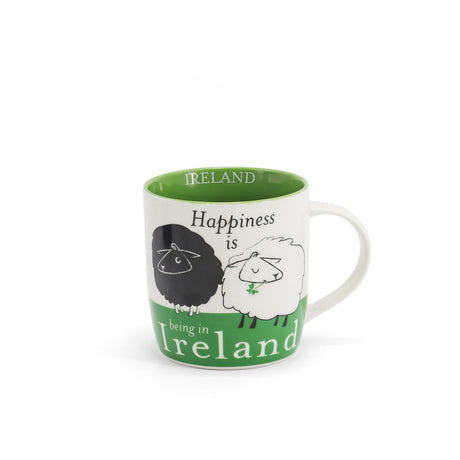PP715-MUG02 Happiness Is Being in Ireland Ceramic Mug Creative Irish Gifts.com
