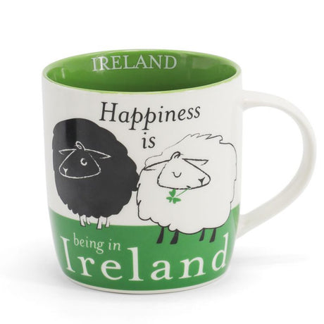 PP715-MUG02 Happiness Is Being in Ireland Ceramic Mug Creative Irish Gifts.com