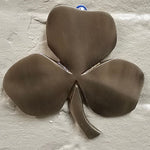 PZ003 Irish Shamrock Shaped Wall Decor with Blessing Front Creative Irish gift