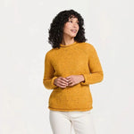 Ladies Irish Wool Tweed Sweater Yellow Creative Irish Gifts