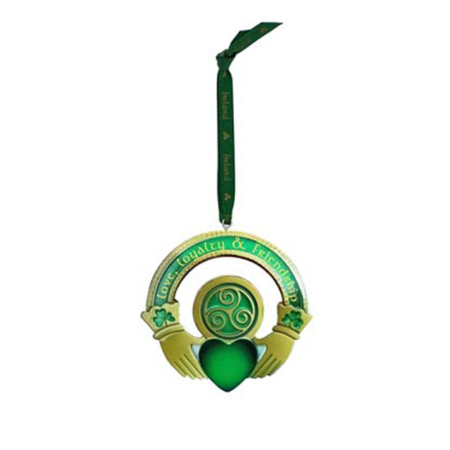 Resin Irish Claddagh Ring Hanging Ornament