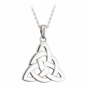 S4095 Silver Trinity Knot Celtic Pendant  Creative Irish Gifts
