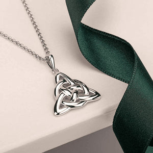 S4095 Silver Trinity Knot Celtic Pendant  Creative Irish Gifts
