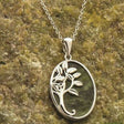 Connemara Marble & Sterling Silver Celtic Tree of Life Pendant Creative Irish Gifts