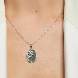 Connemara Marble & Sterling Silver Celtic Tree of Life Pendant Creative Irish Gifts