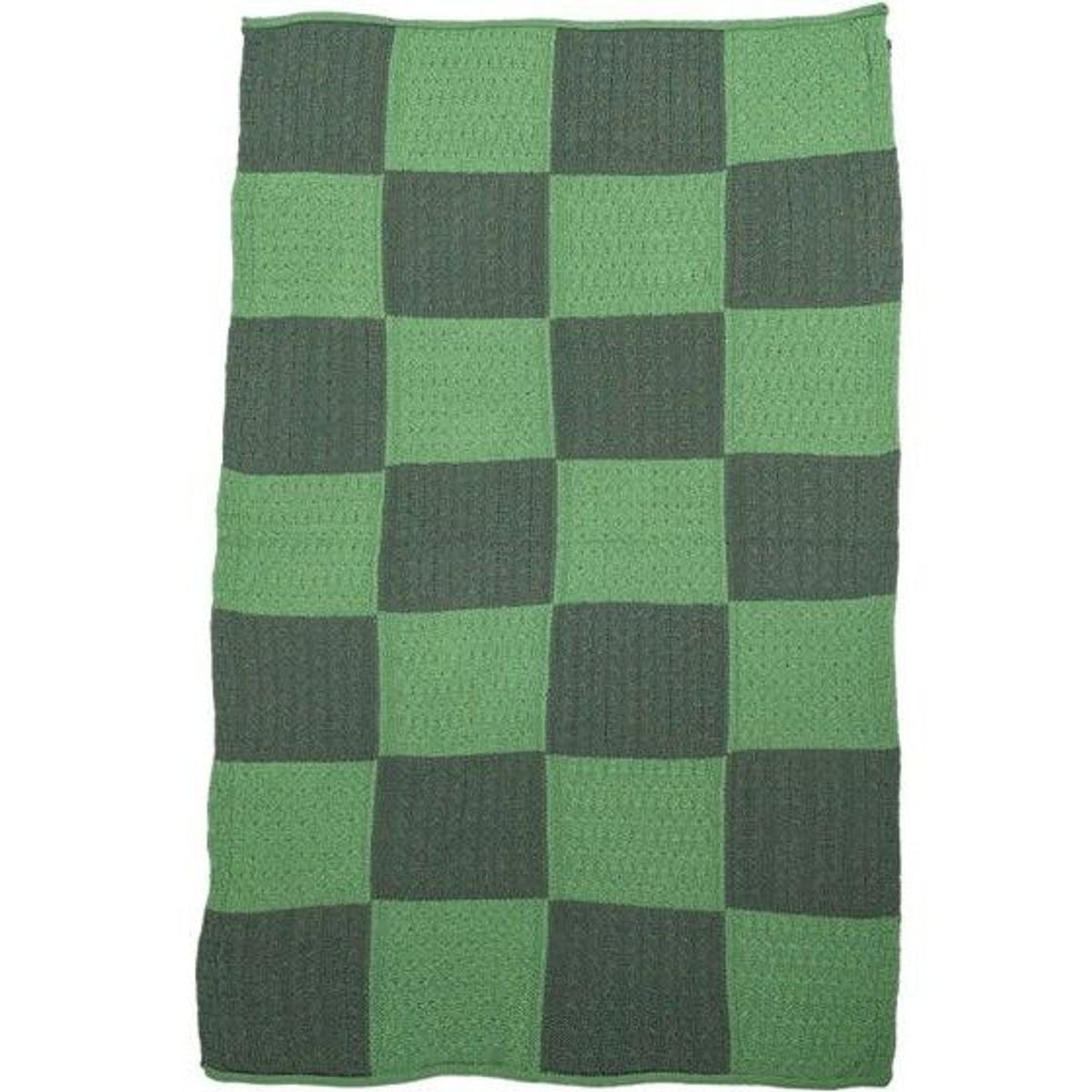 Patchwork String Green Aran Patchwork Merino Wool Throw, Green | Fast US Shipping