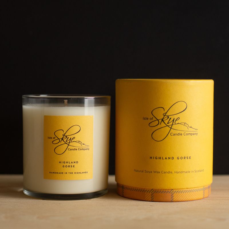 Scottish Handmade Isle of Skye Candle, Medium Highland Gorse Creative Irish Gifts