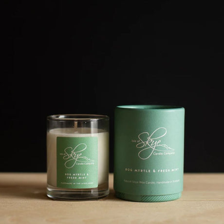 Scottish Handmade Isle of Skye Candle, Small Mint Creative Irish Gifts