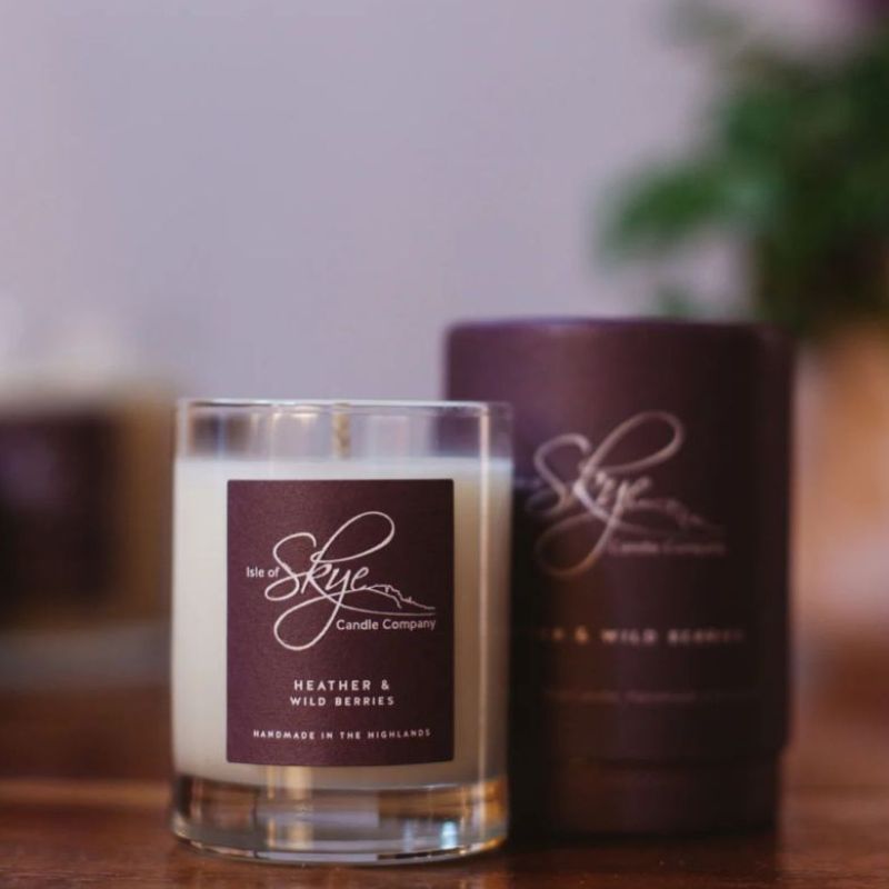 Scottish Handmade Isle of Skye Candle, Small Heather Creative Irish Gifts