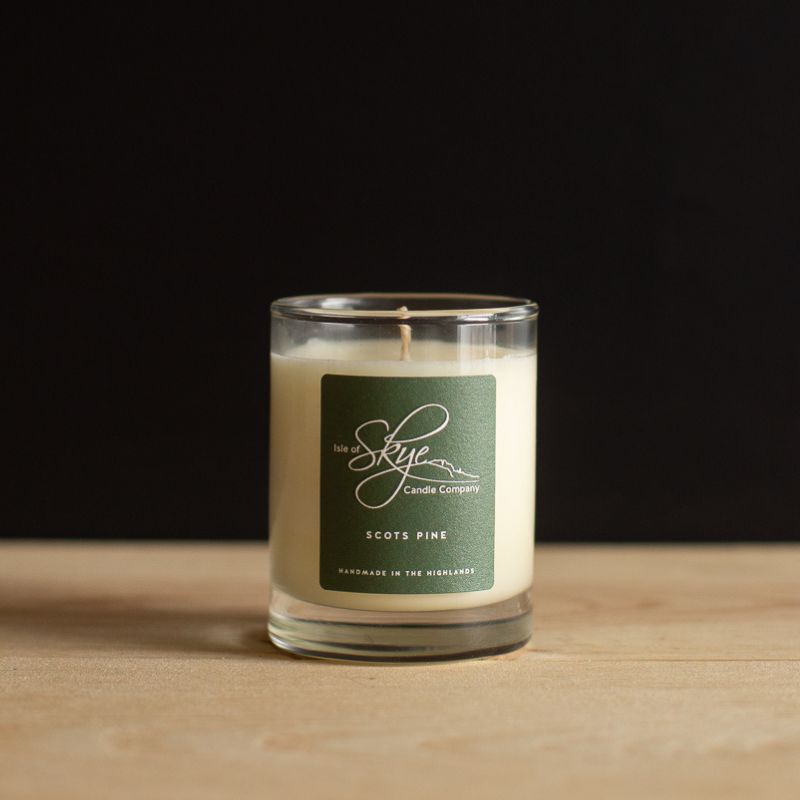 Scottish Handmade Isle of Skye Candle, Small Pine Creative Irish Gifts