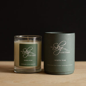 Scottish Handmade Isle of Skye Candle, Small Pine Creative Irish Gifts