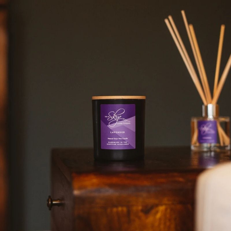 Scottish Handcrafted Isle of Skye Candle Lavender Creative Irish Gifts