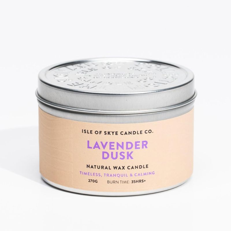 Handmade Soy Wax Candle Inspired by Scotland Lavender studio Creative Irish Gifts