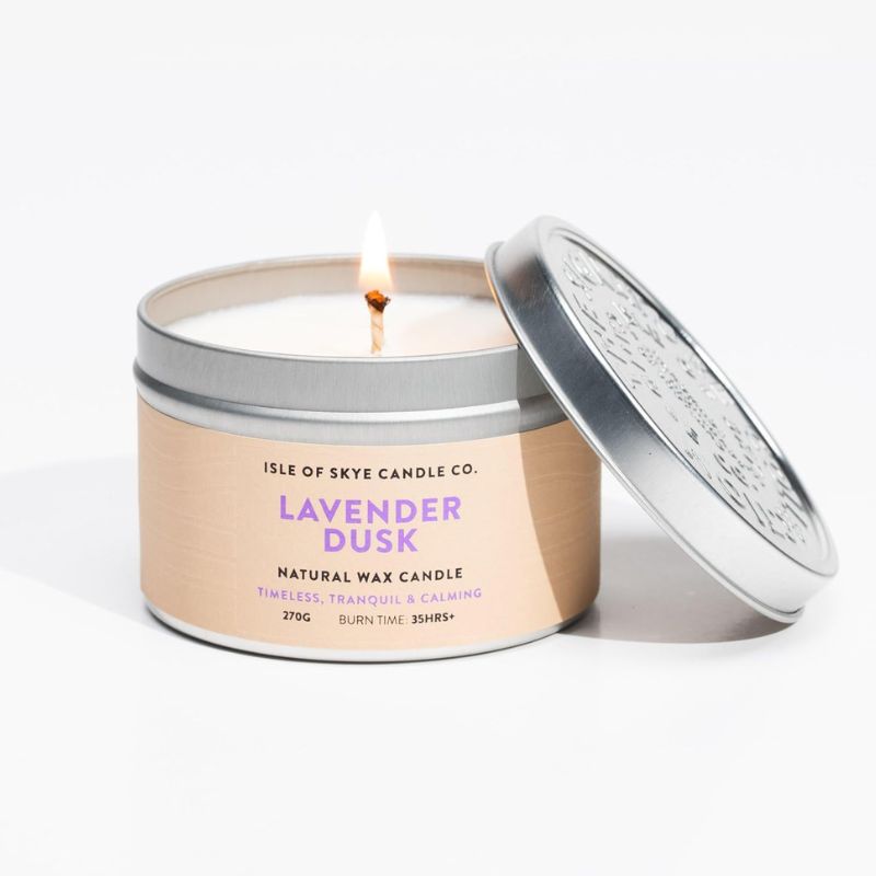 Handmade Soy Wax Candle Inspired by Scotland Lavender Creative Irish Gifts