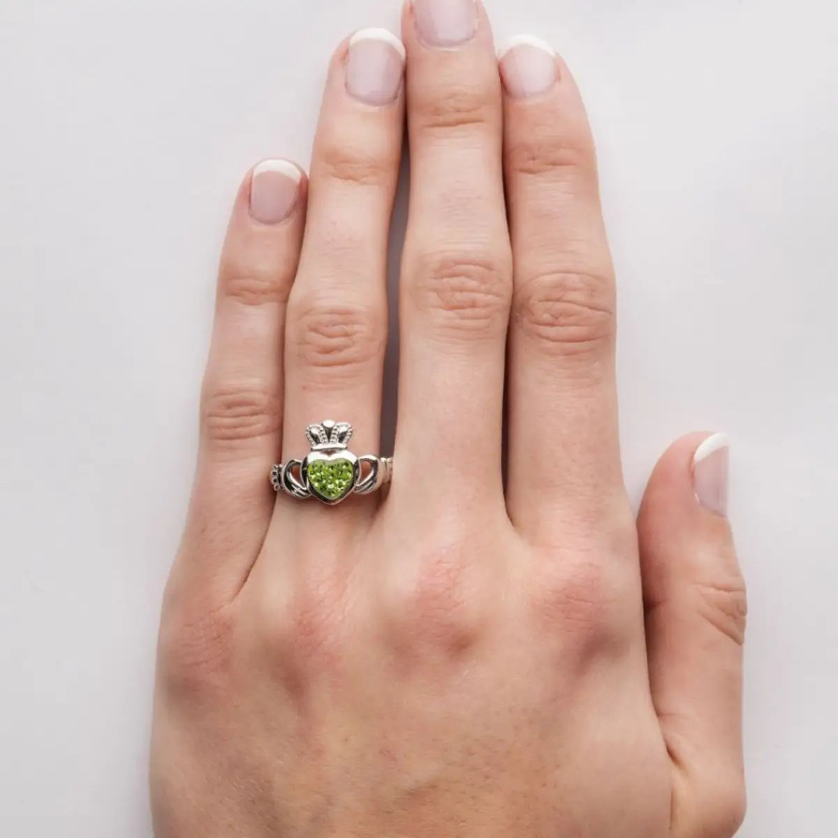 SW86 Claddagh Irish Ring with Swarovski Crystals Creative Irish Gifts
