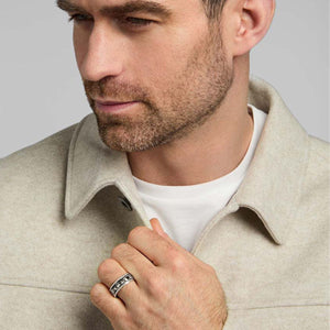 Sterling Silver Men's Oxidized Claddagh Ring - Creative Irish Gifts