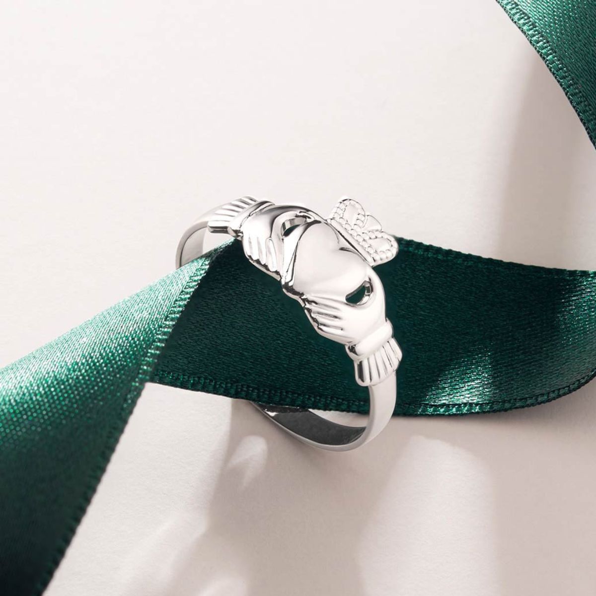 Sterling Silver Women's Family Claddagh Ring Creatve Irish Gifts