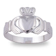 Sterling Silver Women's Family Claddagh Ring - Creative Irish Gifts