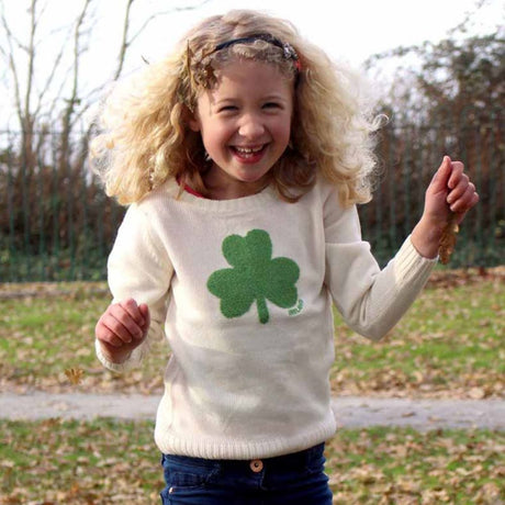 Irish Shamrock Kids Crewneck Sweater Lifestyle Creative Irish Gift