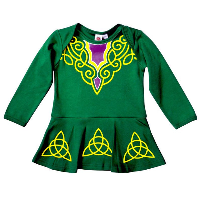 Kid's Irish Dancer Celtic Knotwork Dress Creative Irish Gifts