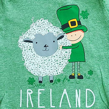 T7609 Irish Leprechaun & Sheep Baby Romper Creative Irish Gifts
