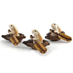 TLT-4033 Hand Painted Bunny Irish Garden Figurines Creative Irish gift