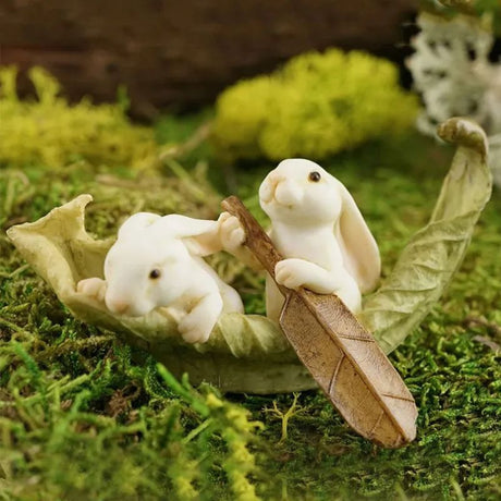 TLT-4364 Resin Bunny Irish Garden Statue Creative Irish Gifts
