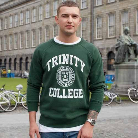 TRIN5005 Men's Authentic Irish Trinity College Sweatshirt Lifestyle Creative Irish gift
