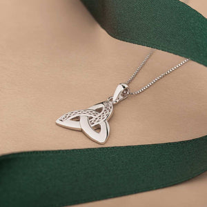 Trinity Knot Sterling Silver Pendant Creative Irish Gifts