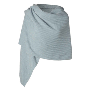 Lambswool Shawl, Dark Blue - Creative Irish Gifts