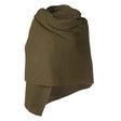 Lambswool Shawl, Army Green - Creative Irish Gifts