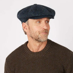 Men's Irish Woollen Tweed Newsboy Cap
