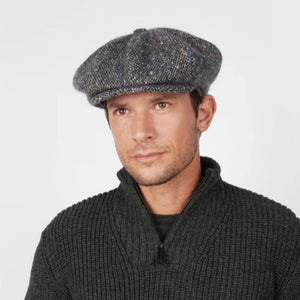 Men's Irish Woollen Tweed Newsboy Cap