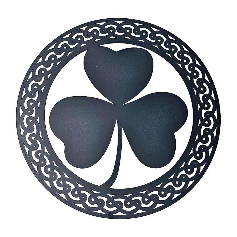 Shamrock Wall Hanger - Brass - Creative Irish Gifts