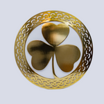 Shamrock Wall Hanger - Brass - Creative Irish Gifts
