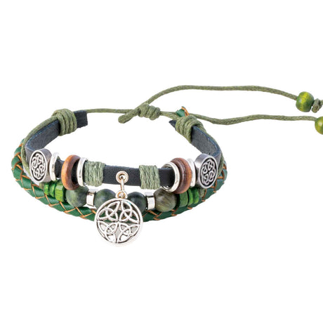 Four Trinities Leather Bracelet - Creative Irish Gifts