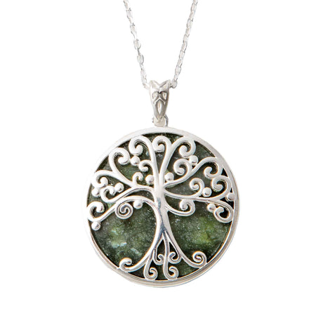 Connemara Marble Tree of Life Necklace - Creative Irish Gifts
