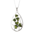 Connemara Marble Shamrock Necklace - Creative Irish Gifts