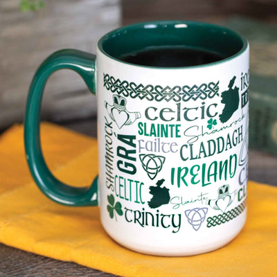 Celtic Word Wrap Mug - Creative Irish Gifts